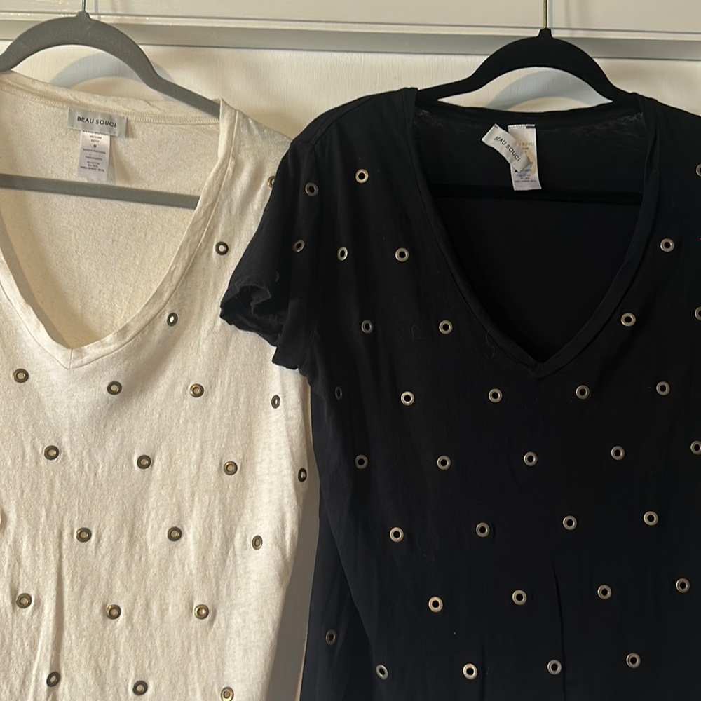 Beau Souci Eyelet Tee